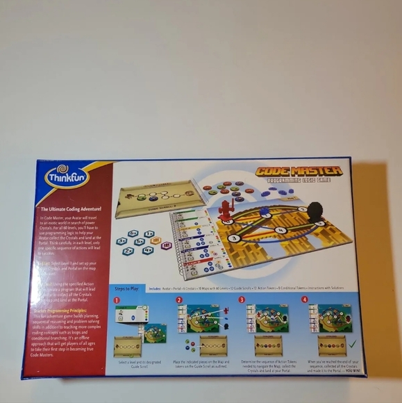 Thinkfun Code Master Programming Logic & Clue Master New Sealed Board Games /LOT - Picture 3 of 4